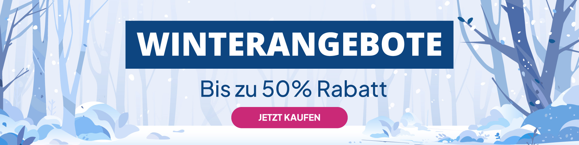 Winterangebote. Bis Zu 50% Rabatt. Jetzt Kaufen