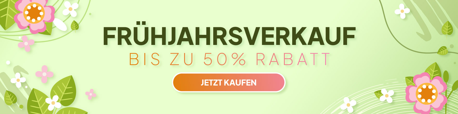 Fruhjahrsverkauf. Bis Zu 50% Rabatt. Jetzt Kaufen