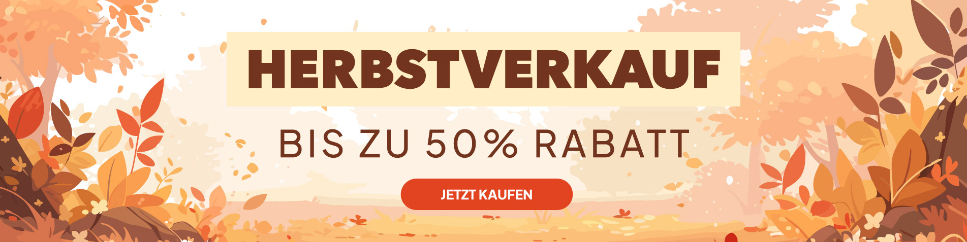 Herbstverkauf. Bis Zu 50% Rabatt. 