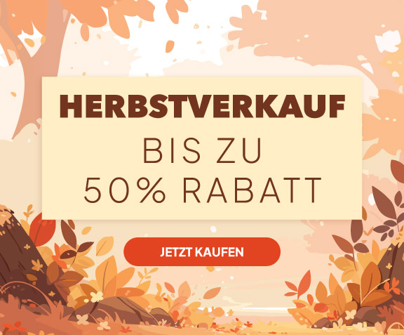 Herbstverkauf. Bis Zu 50% Rabatt. 