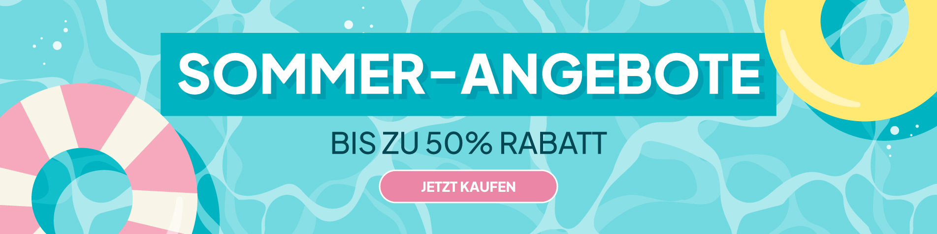 Sommer-Sale - Bis zu 50% Rabatt