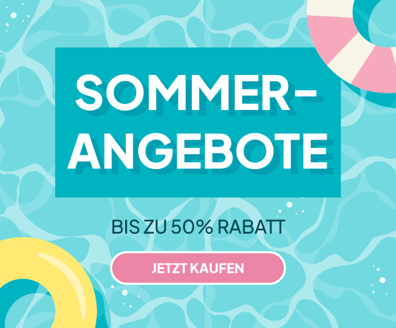Sommer-Sale - Bis zu 50% Rabatt