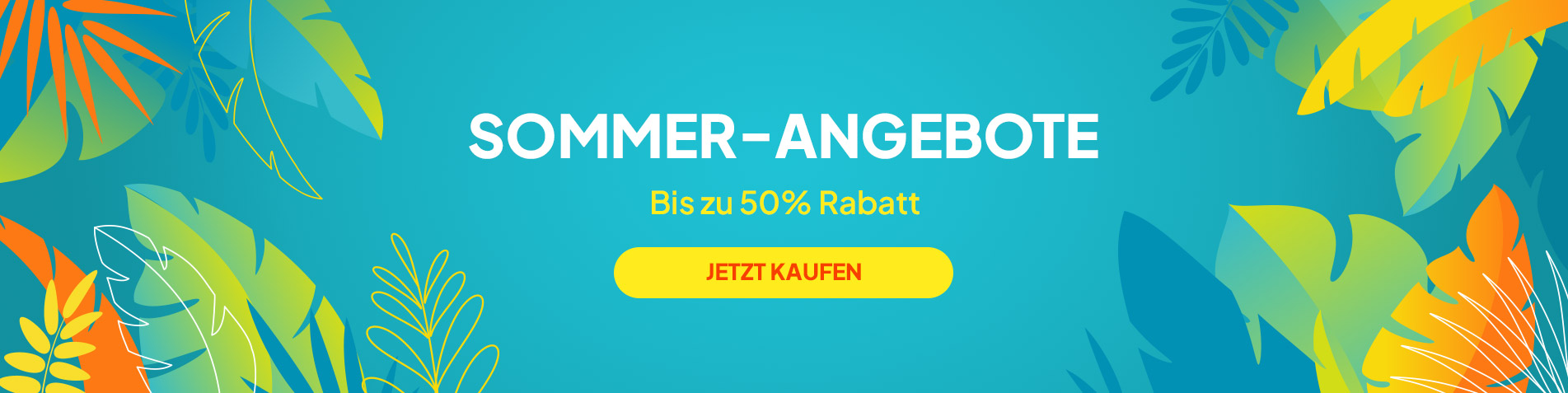 Sommer-Angebote. Bis Zu 50% Rabatt. Jetzt Kaufen