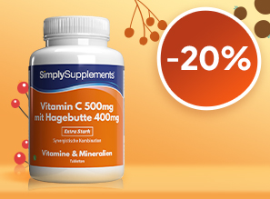 Vitamin C 500mg mit Hagebutte 400mg