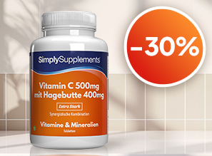 -30% Vitamin C mit Hagebutte
