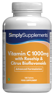 Vitamin C 1000mg mit Hagebutte & Zitrus-Bioflavonoiden