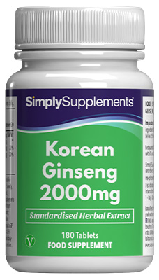 Koreanischer Ginseng 2000mg