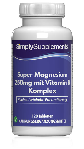 Super Magnesium 250mg mit Vitamin B Komplex