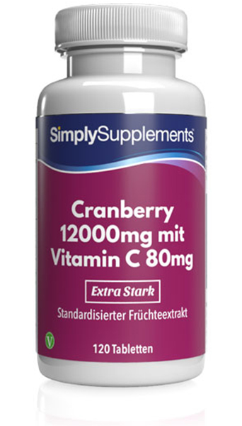 Cranberry 12.000mg mit Vitamin C 80mg