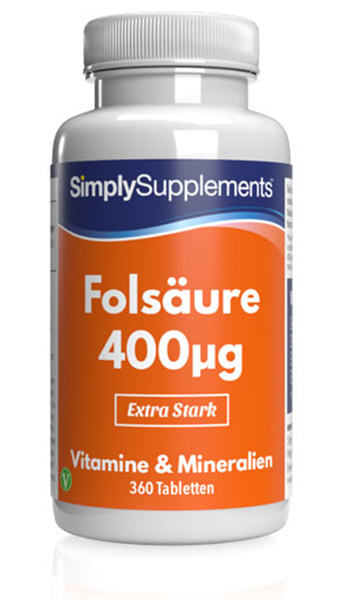 Folic Acid / Vitamin B9 Tablets 400mcg - E159