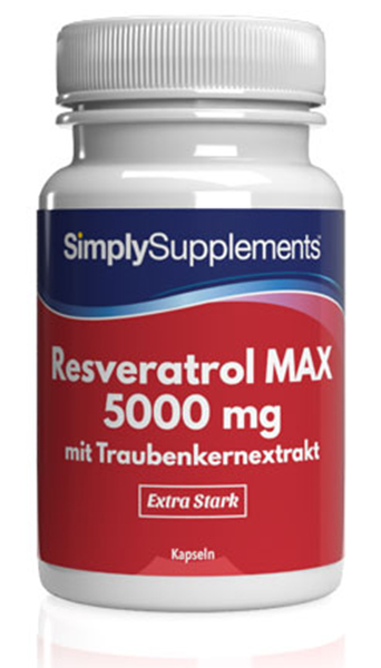 Resveratrol Max mit Traubenkernextrakt 5000mg