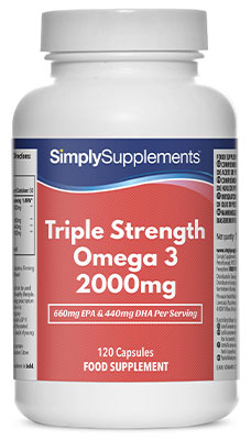 Dreifach starkes Omega 3 2000mg
