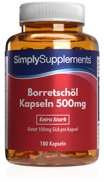 Borretschöl 500mg | Simply Supplements