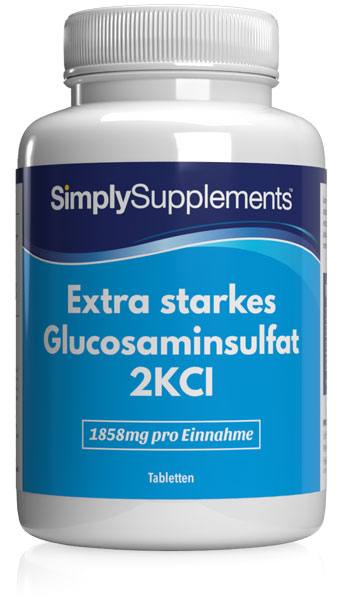 Max Strength Glucosaminsulfat 1858mg 2KCl 
