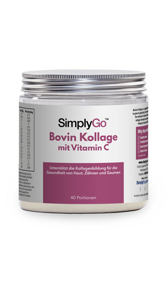 Bovin Kollagenpulver mit Vitamin C