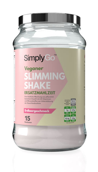 Slimming Shake für Veganer - Mahlzeitenersatz